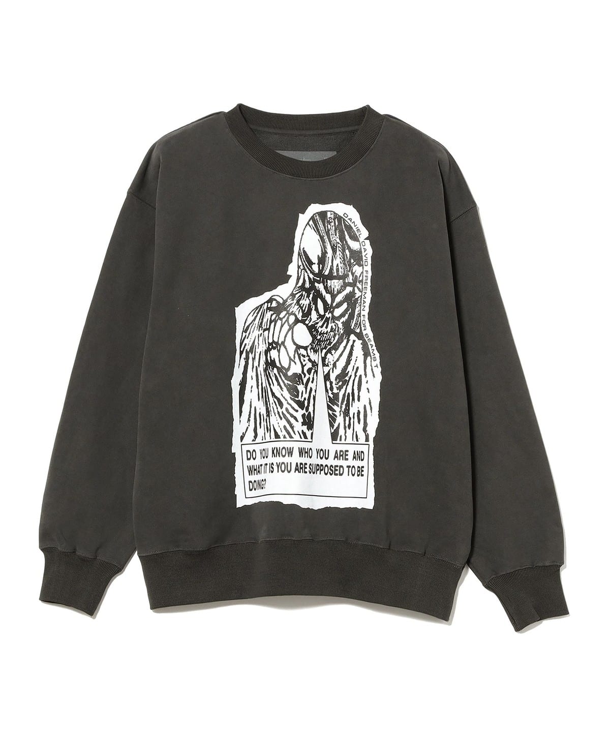 BEAMS T（ビームスT）Daniel David Freeman / Reaper Crewneck Sweat