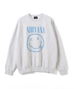 【別注】GOOD ROCK SPEED / 『NIRVANA』 CREWNECK SWEAT②