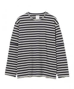 ▲FACCIES / Vintage Elbow Cut Border Long Sleeve