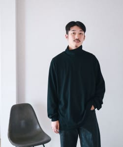 ▲AURALEE / LUSTER PLAITING HI NECK LONG SLEEVE TEE