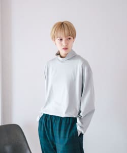 ▲AURALEE / LUSTER PLAITING HI NECK LONG SLEEVE TEE
