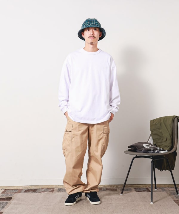 BEAMS（ビームス）ONEITA / Solid Long Sleeve T-shirt（Tシャツ