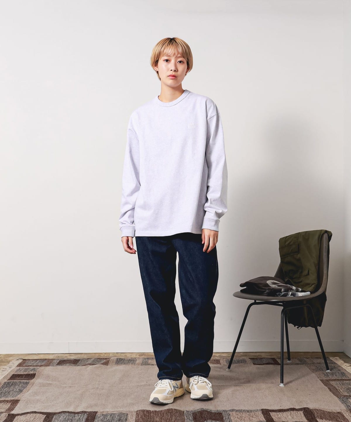 BEAMS（ビームス）ONEITA / Solid Long Sleeve T-shirt（Tシャツ