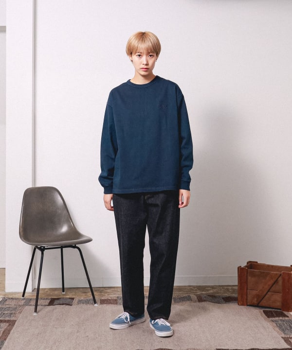 BEAMS BEAMS / Pigment Dye Long Sleeve T-shirt (T ONEITA shirt, cut 