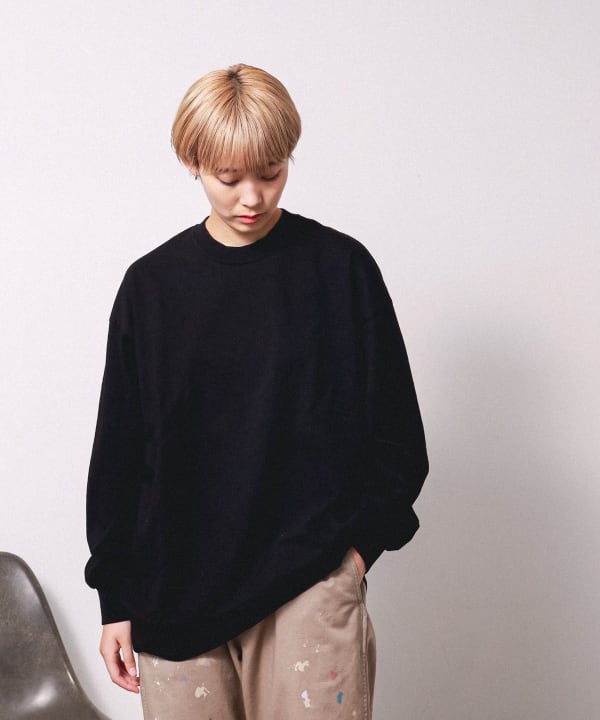 BEAMS T BEAMS T HEAVYWEIGHT COLLECTIONS / Rib Long Sleeve T-shirt 