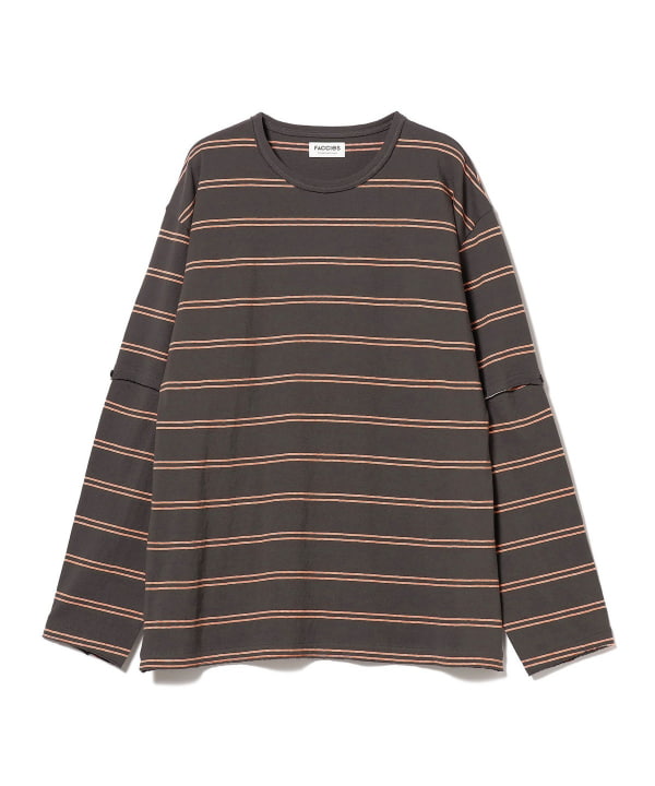 FACCIES / VINTAGE BD LS カットソー Tシャツ 長袖 BEAMS T（ビームスT）FACCIES / VINTAGE BD LS（Tシャツ
