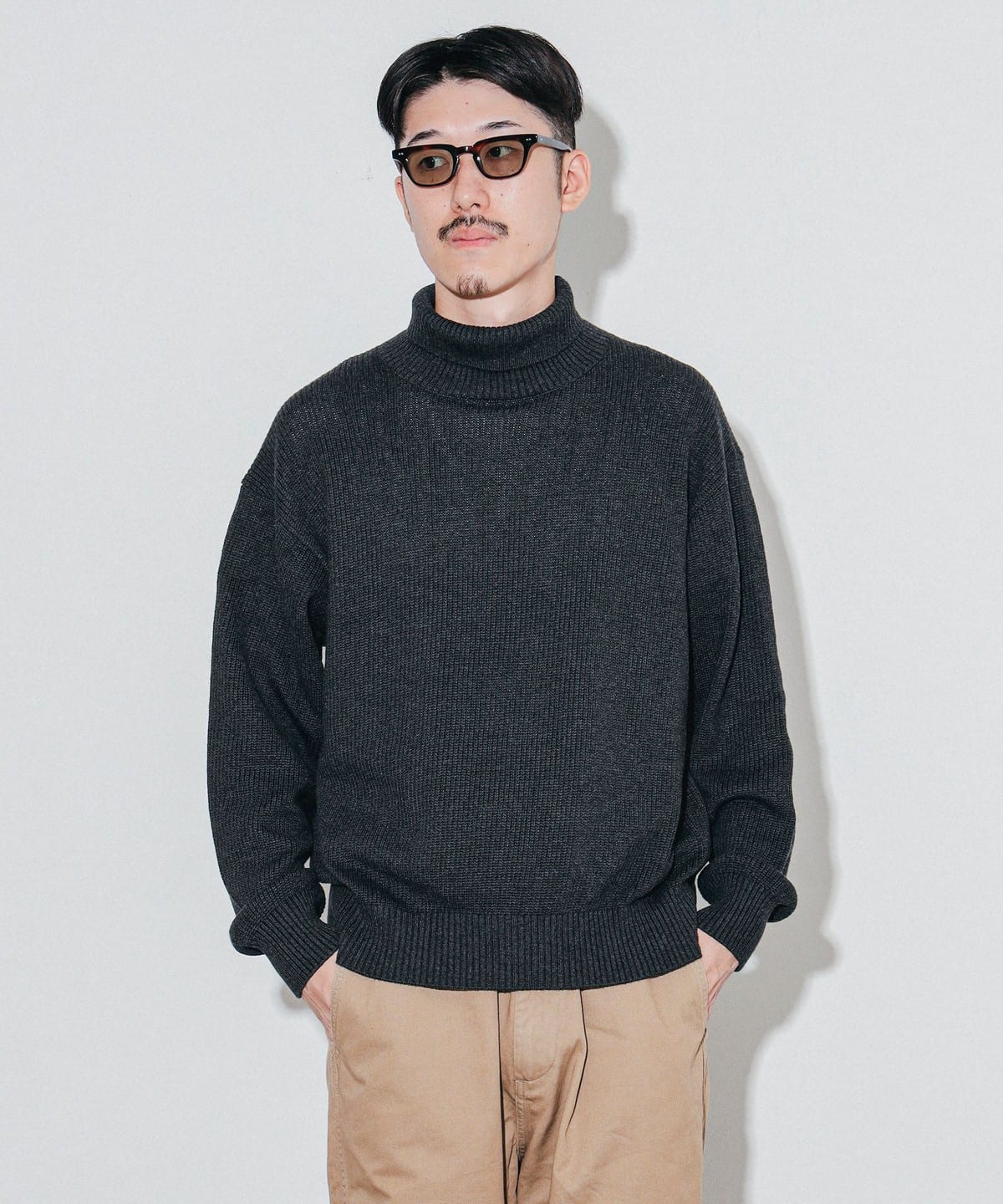 crepuscule 17AW BEAMS別注 3Dコットンニットセーター crepuscule 17AW BEAMS別注 3Dコットンニットセーター