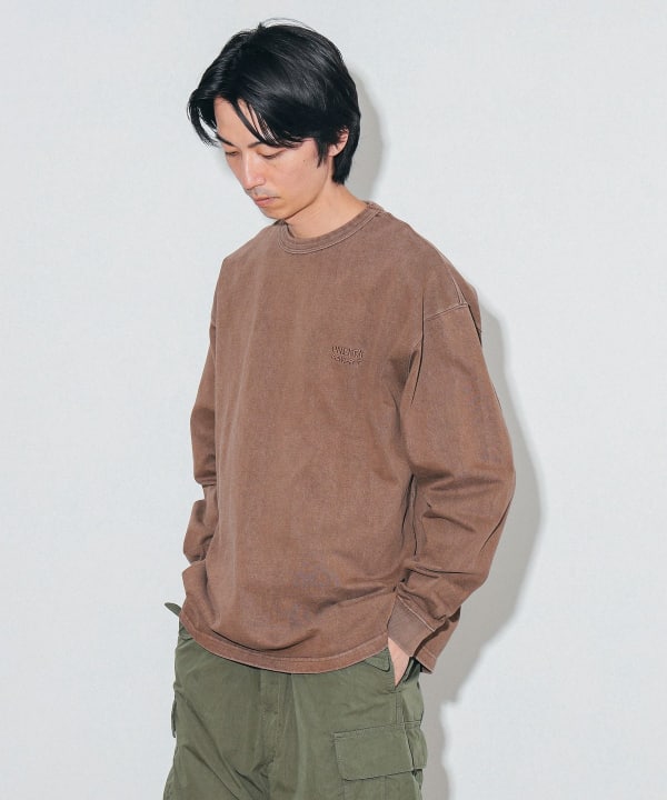 BEAMS（ビームス）ONEITA / Pigment Dye Long Sleeve T-shirt 24AW（Tシャツ・カットソー Tシャツ ）通販｜BEAMS