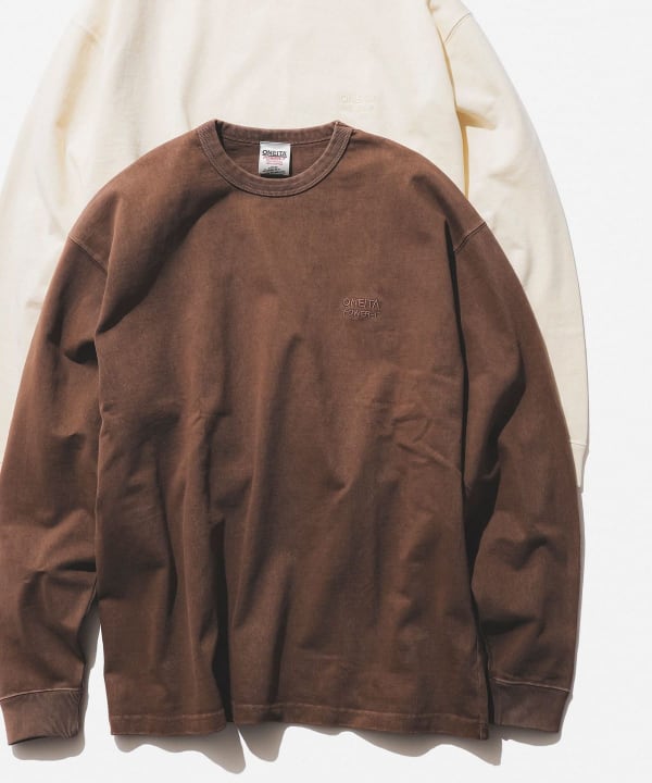 BEAMS ONEITA / Pigment Dye Long Sleeve T-shirt 24AW (T
