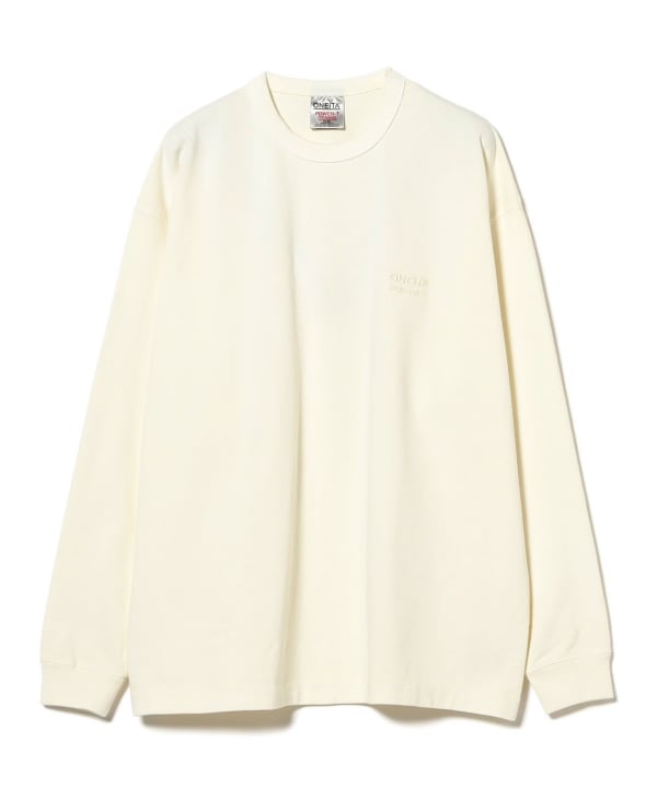 BEAMS（ビームス）ONEITA / Pigment Dye Long Sleeve T-shirt