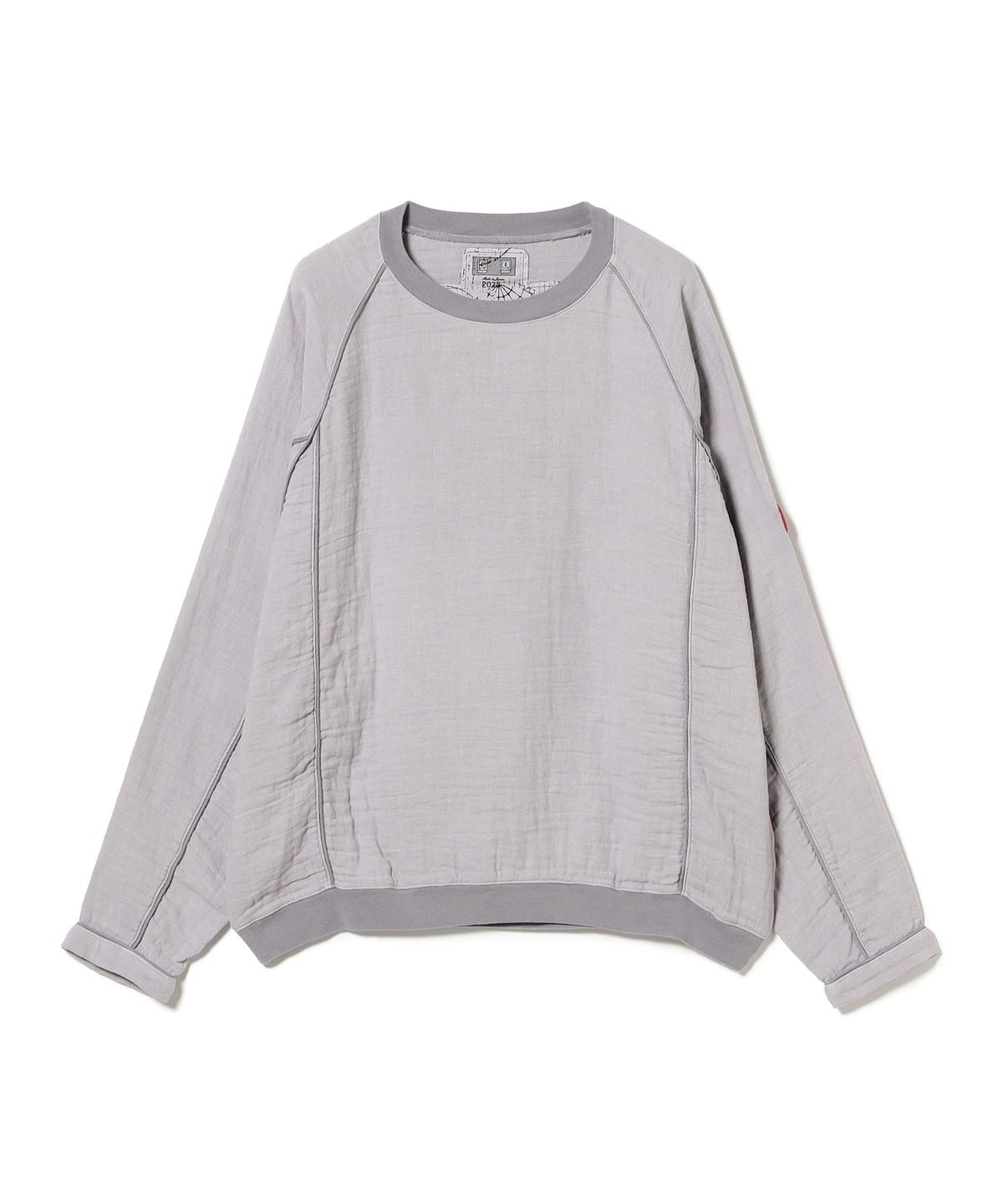 C. E シーイー / OVERDYE RAGLAN GAUZE LONG SLEEVE Tシャツ・カットソー MEN GREY M C. E シーイー / OVERDYE RAGLAN GAUZE LONG SLEEVE Tシャツ・カットソー MEN GREY M