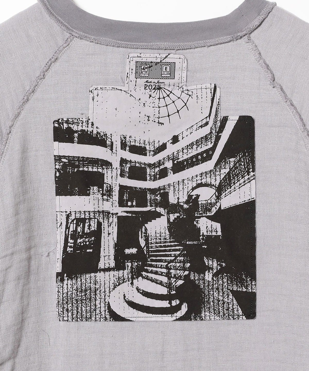 BEAMS T（ビームスT）C.E / OVERDYE RAGLAN GAUZE LONG SLEEVE（T