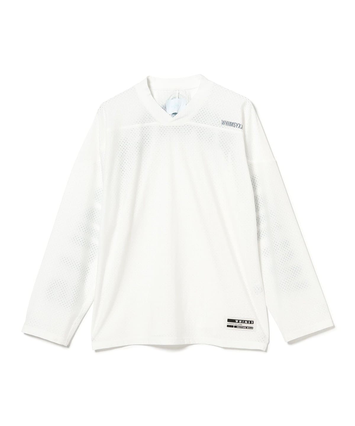 WHIMSY SOCKS ウィムジーソックス / MESH HOCKEY TOP Tシャツ・カットソー MEN WHITE L WHIMSY SOCKS ウィムジーソックス / MESH HOCKEY TOP Tシャツ・カットソー MEN WHITE L