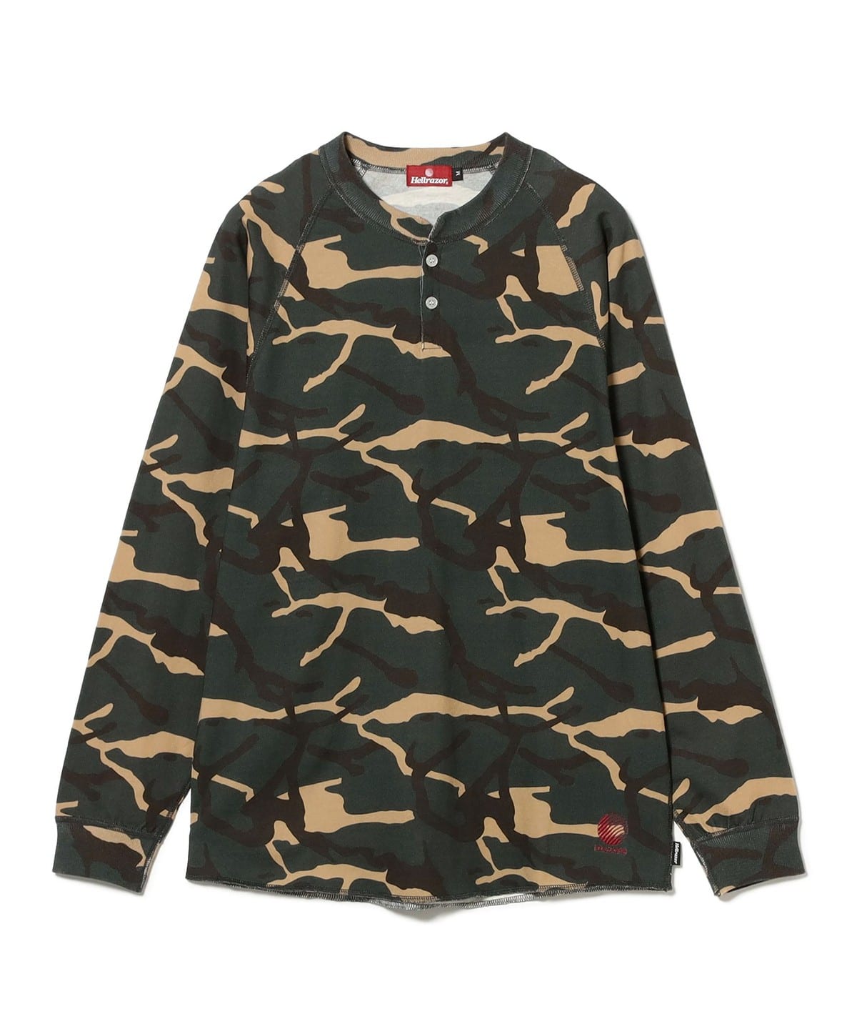 HELLRAZOR ヘルレイザー / HENRY LS SHIRT Tシャツ・カットソー MEN ARMY GREEN M HELLRAZOR ヘルレイザー / HENRY LS SHIRT Tシャツ・カットソー MEN ARMY GREEN M