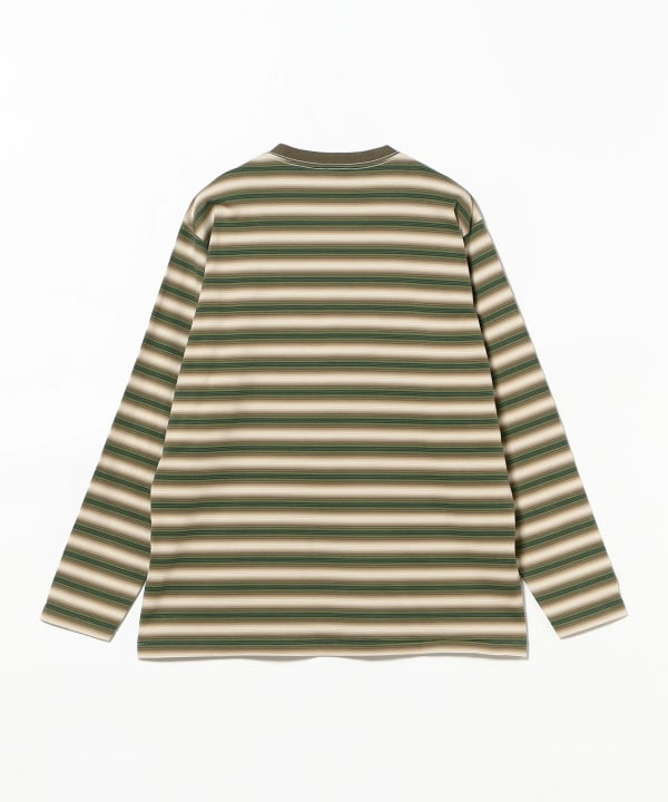 BEAMS T（ビームスT）AURALEE / GRADIENT STRIPE JERSY L/S TEE