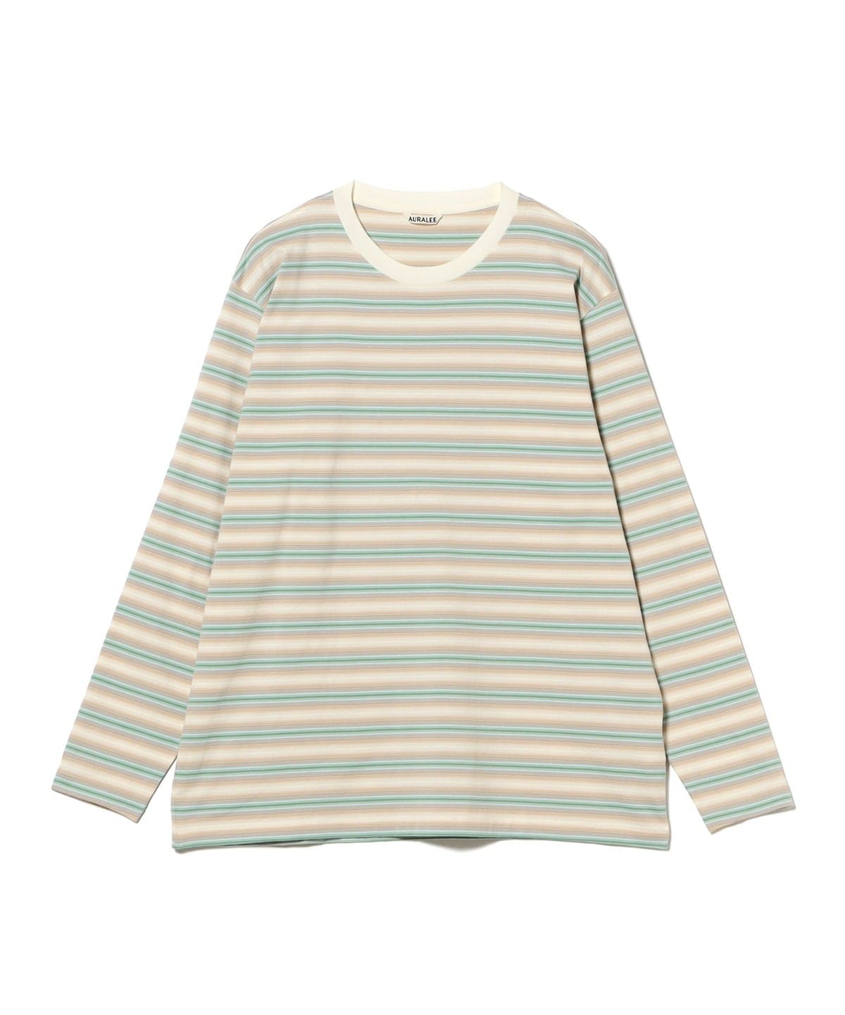 AURALEE オーラリー / GRADIENT STRIPE JERSY L/S TEE Tシャツ・カットソー MEN FADE BLUE STRIPE M(4) AURALEE オーラリー / GRADIENT STRIPE JERSY L/S TEE Tシャツ・カットソー MEN FADE BLUE STRIPE M(4)