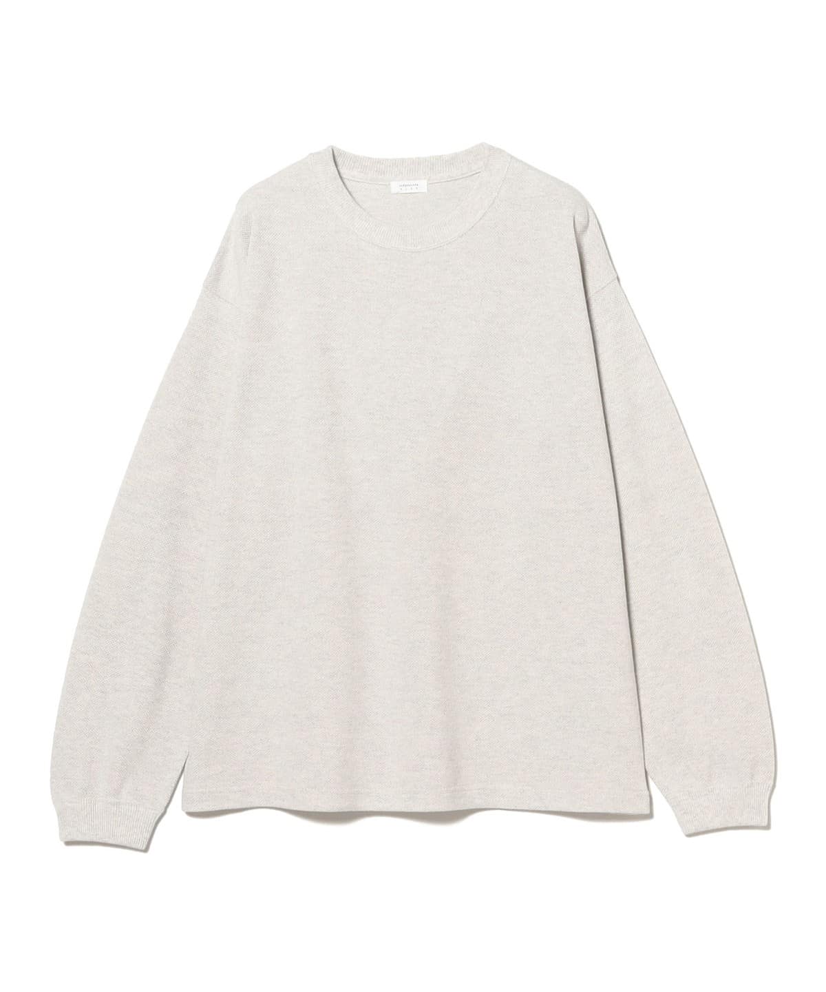 BEAMS T（ビームスT）crepuscule / Co/Ra Moss Stitch P/O（Tシャツ 