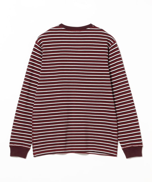 by parra / Tripped stripes pique long sleeve t-shirt