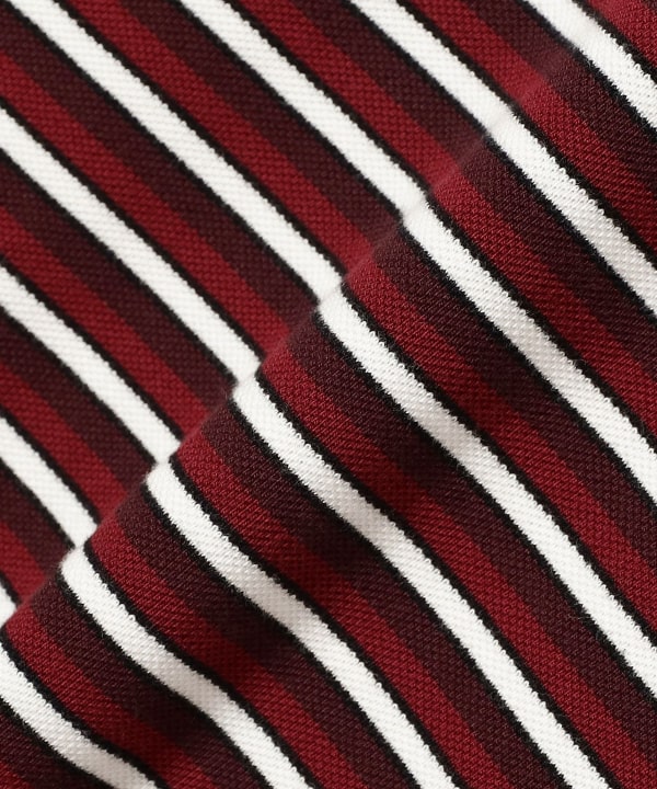 by parra / Tripped stripes pique long sleeve t-shirt