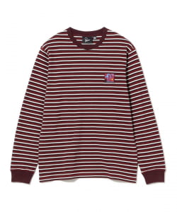 by parra / Tripped stripes pique long sleeve t-shirt