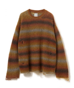 ▲FACCIES / Gradation Damage Knit