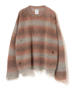 ▲FACCIES / Gradation Damage Knit