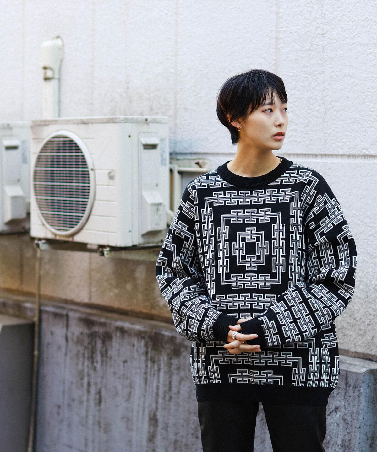 BEAMS T (BEAMS T) HONDA × HELLRAZOR for BEAMS T / Knit (tops knit