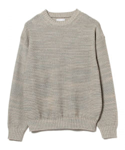 scair / SPACE DYED CREW NECK SWEATER
