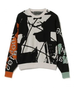 BAL / JACQUARD COOTON CREWNECK
