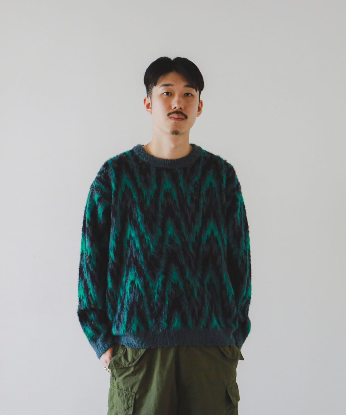 BEAMS T（ビームスT）FACCIES / Used Cotton Shaggy PO（トップス