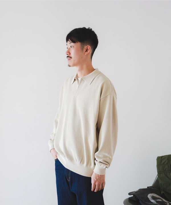 BEAMS T（ビームスT）Crepuscule / Moss Stitch Skipper（トップス