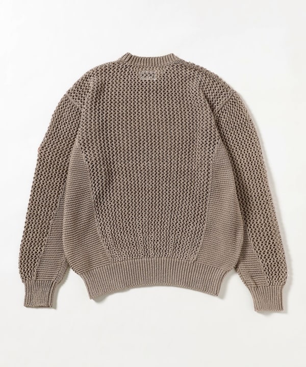 BEAMS T（ビームスT）C.E / SIDE RIB LOOSE NET KNIT（トップス