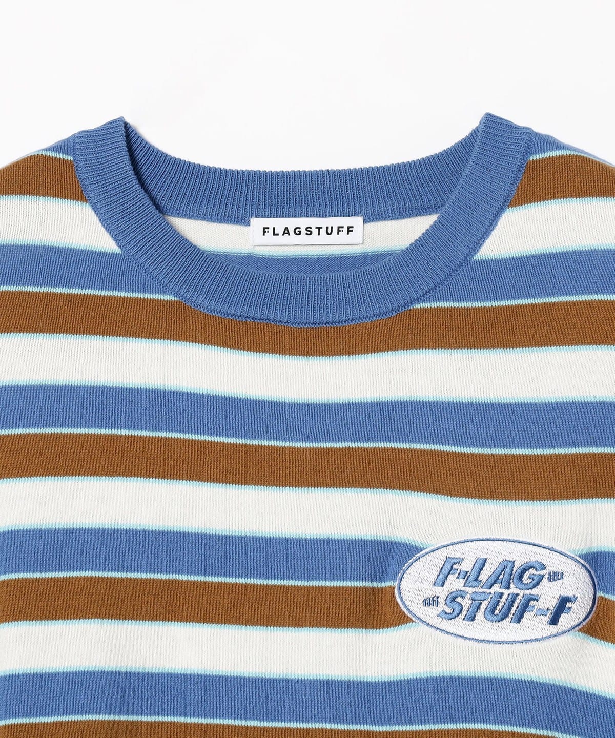 BEAMS T（ビームスT）F-LAGSTUF-F / STRIPE LS COTTON SWEATER