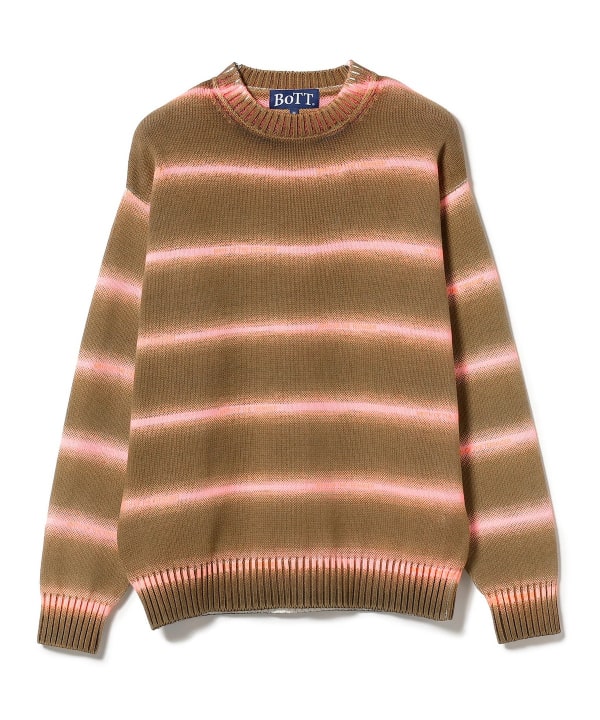 BEAMS T（ビームスT）BoTT / Gradation Cotton Sweater（トップス ニット・セーター）通販｜BEAMS