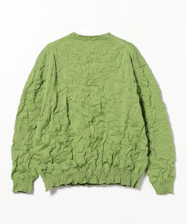 BEAMS T（ビームスT）AURALEE / WRINKLED DRY COTTON KNIT P/O 