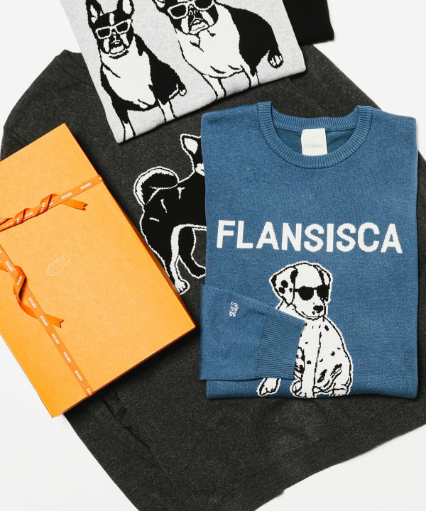 BEAMS（ビームス）fLAnsisCA / Jacquard Knit 23AW（トップス ニット・セーター）通販｜BEAMS