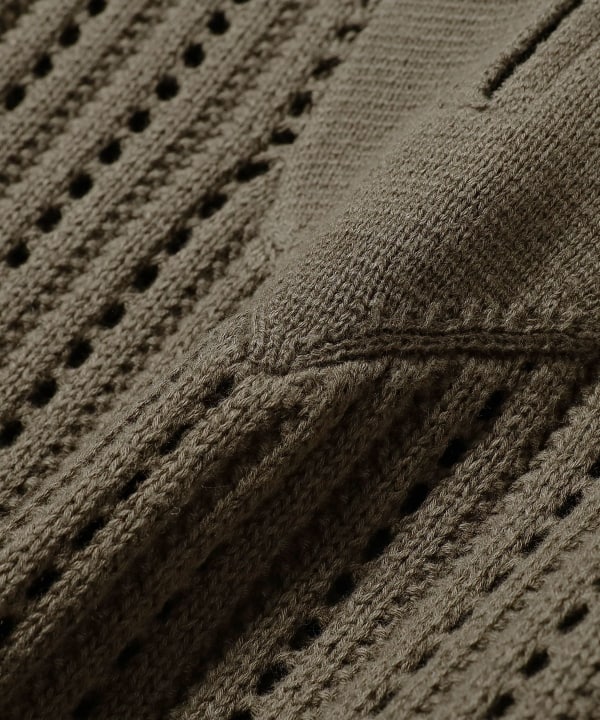 BEAMS T BEAMS T / VENT KNIT BAJA HOODIE (tops knits/sweaters) mail