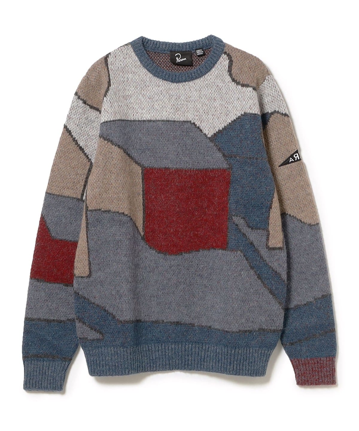 by Parra バイパーラ / Your street knitted pullover トップス MEN BLUE XL by Parra バイパーラ / Your street knitted pullover トップス MEN BLUE XL