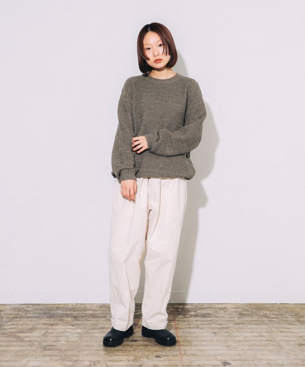 BEAMS T（ビームスT）crepuscule / Fair Isle Links Knit