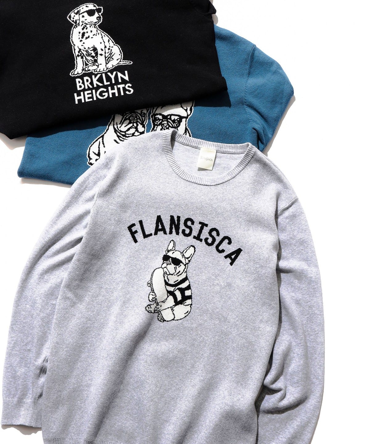 BEAMS（ビームス）fLAnsisCA / Jacquard Knit 24AW（トップス ニット・セーター）通販｜BEAMS