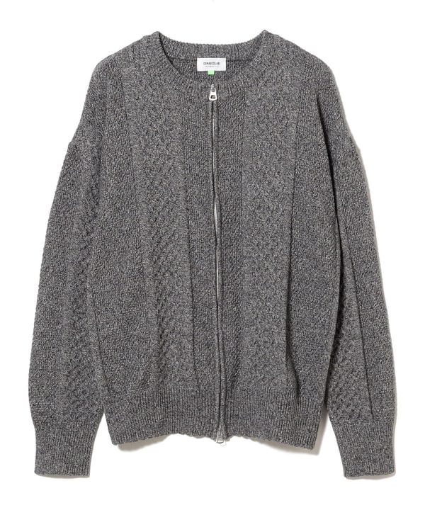 BEAMS T（ビームスT）【3/20新規値下げ】DeMarcoLab / CABLE KNIT ZIP 
