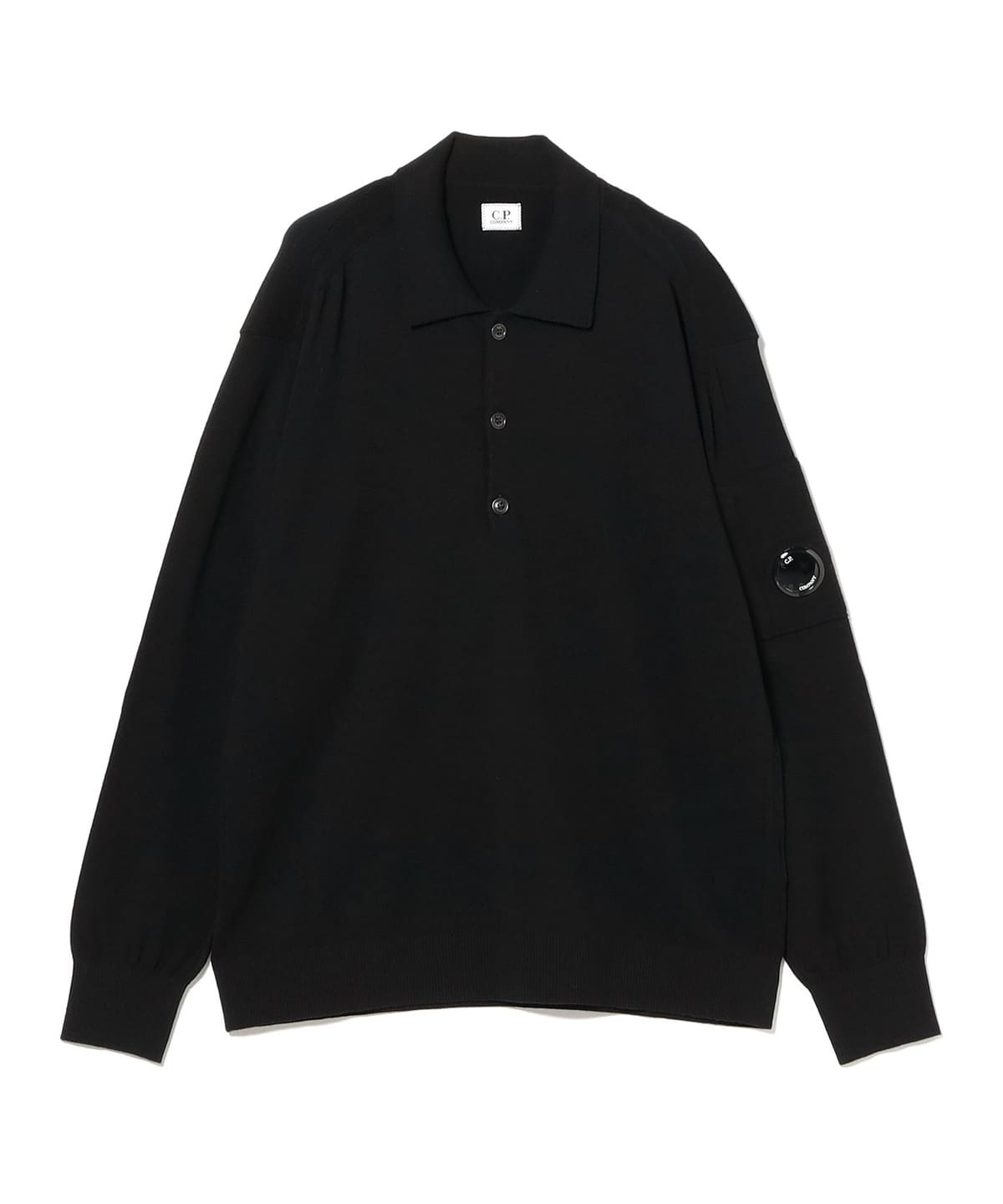 C. P. Company シー ピー カンパニー / Polo Shirt In Merino Wool シャツ・ブラウス MEN BLACK XXL C. P. Company シー ピー カンパニー / Polo Shirt In Merino Wool シャツ・ブラウス MEN BLACK XXL
