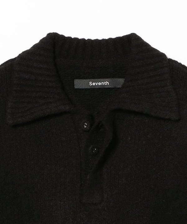 BEAMS T（ビームスT）Seventh / Wool-knit Polo（トップス ニット