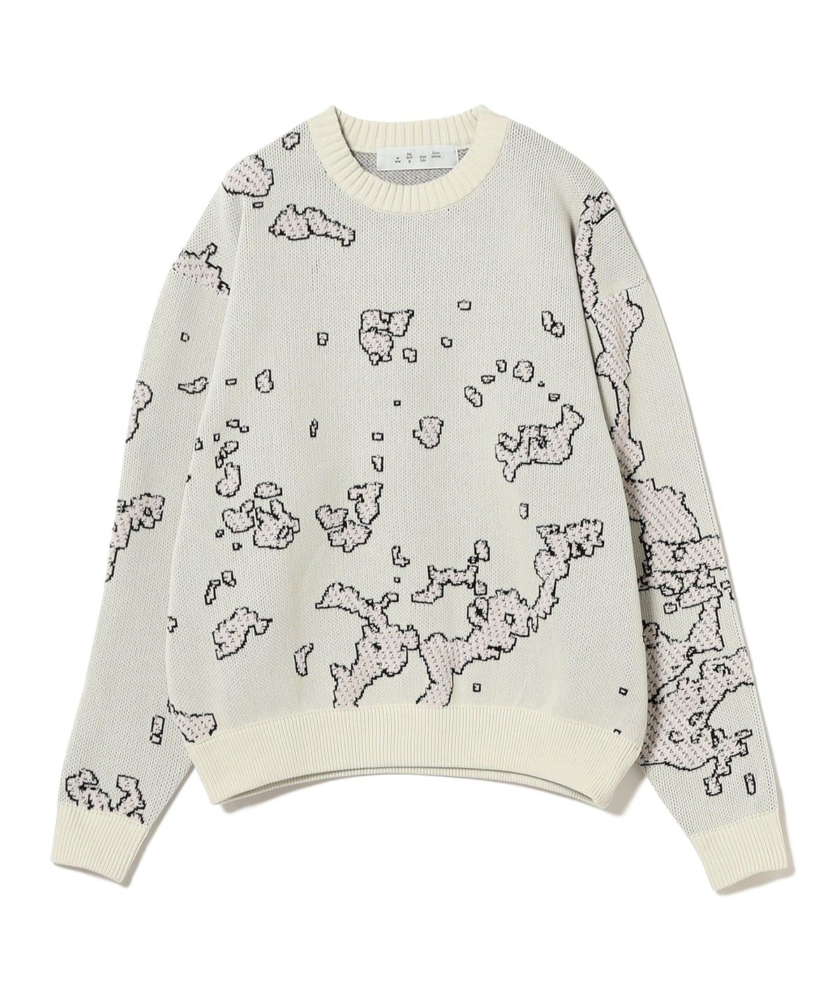 BAL original JACQUARD COTTON ニット BEAMS T（ビームスT）BAL / JACQUARD COTTON CREWNECK SWEATER