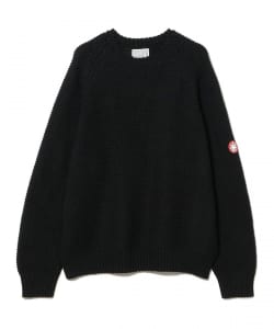 C.E / RAGLAN SLEEVE COTTON KNIT BLACK
