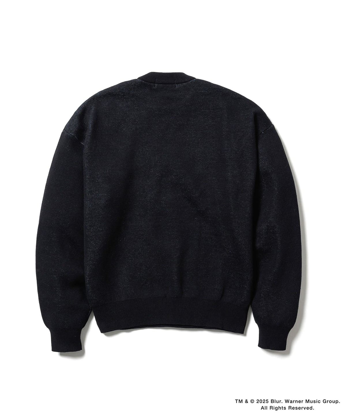 ビームス黒ニット BEAMS（ビームス）12ゲージ スパイダーウェブ クルー ニット