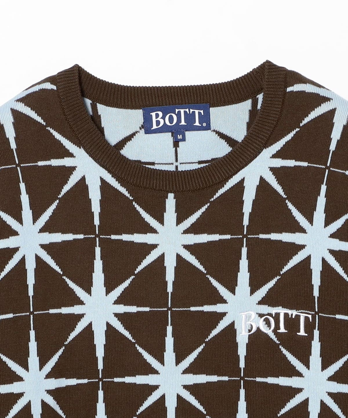 BEAMS T（ビームスT）BoTT / Spakle Jacquard Knit Sweater（トップス