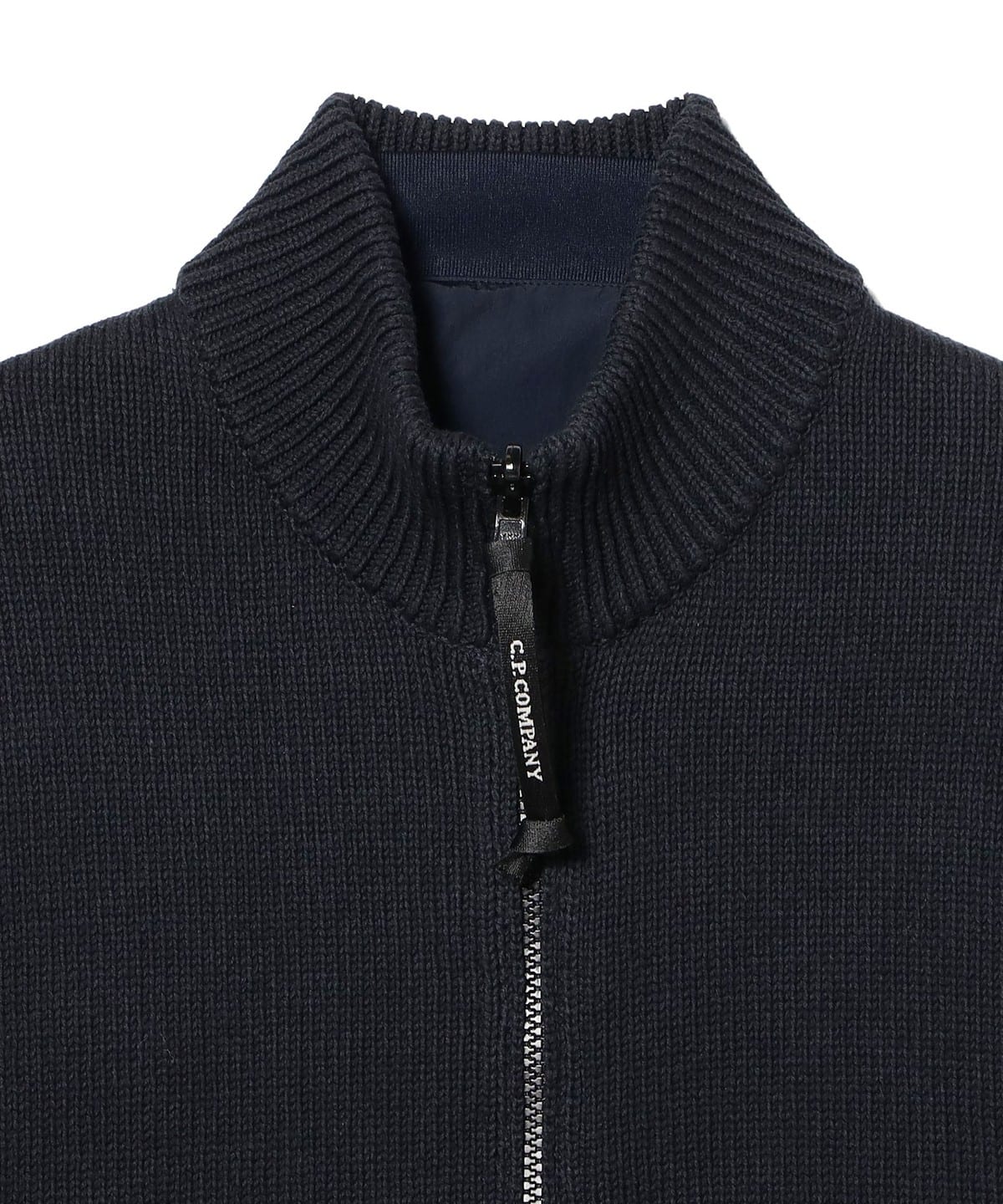 BEAMS T（ビームスT）C.P. Company / COTTON MIXED ZIPPED CARDIGAN 