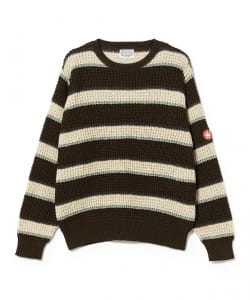 C.E / STRIPE LOOSE WAFFLE KNIT