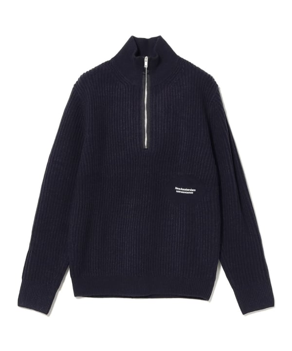 New Amsterdam Surf Association / KNITTED HALF ZIP NIGHT